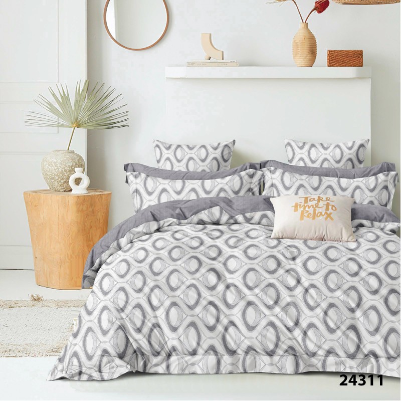 Комплект постільної білизни Viluta Двоспальний Ранфорс 24311