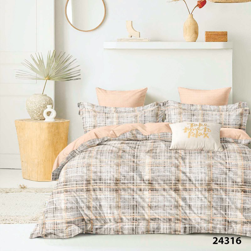 Комплект постільної білизни Viluta Двоспальний Ранфорс 24316