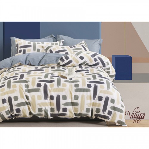 Комплект постільної білизни Viluta Двоспальний Сатин Twill 702