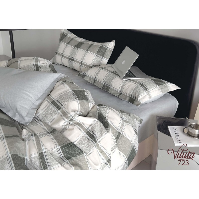 Комплект постільної білизни Viluta Двоспальний Сатин Twill 723