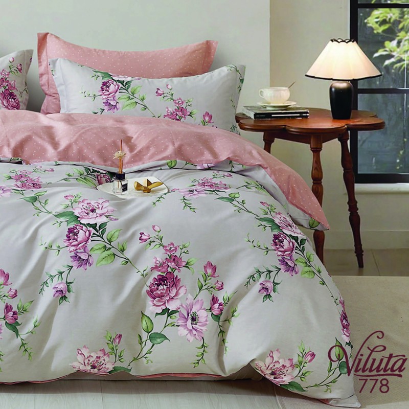 Комплект постільної білизни Viluta Двоспальний Сатин Twill 778