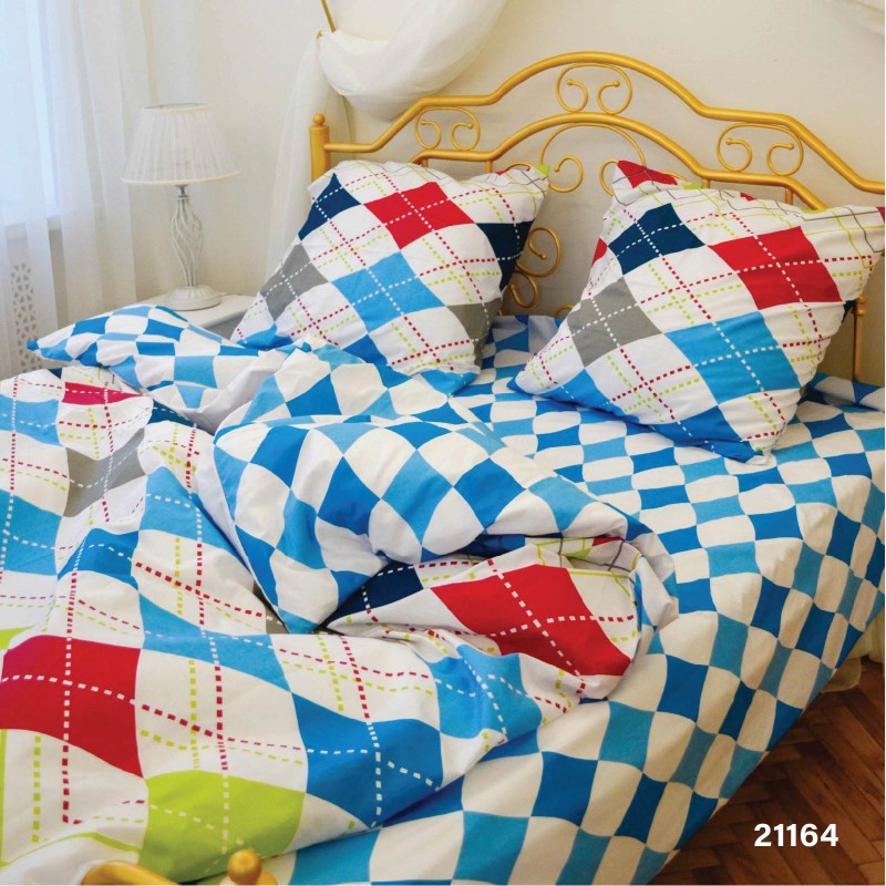 Комплект постільної білизни Viluta Євро Ранфорс 21164