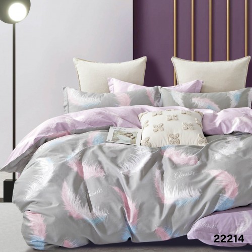 Комплект постільної білизни Viluta Євро Ранфорс 22214