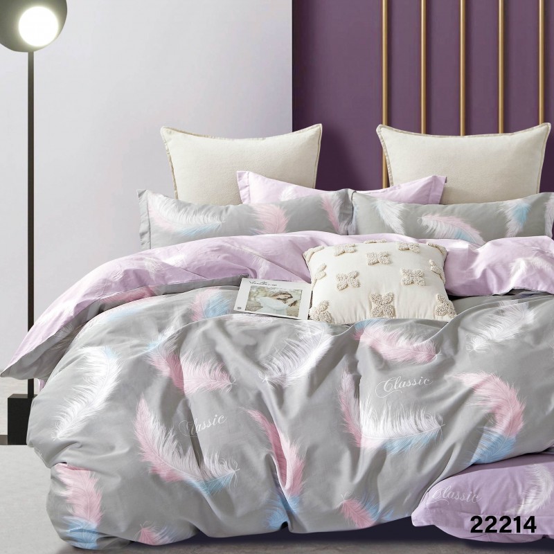 Комплект постільної білизни Viluta Євро Ранфорс 22214