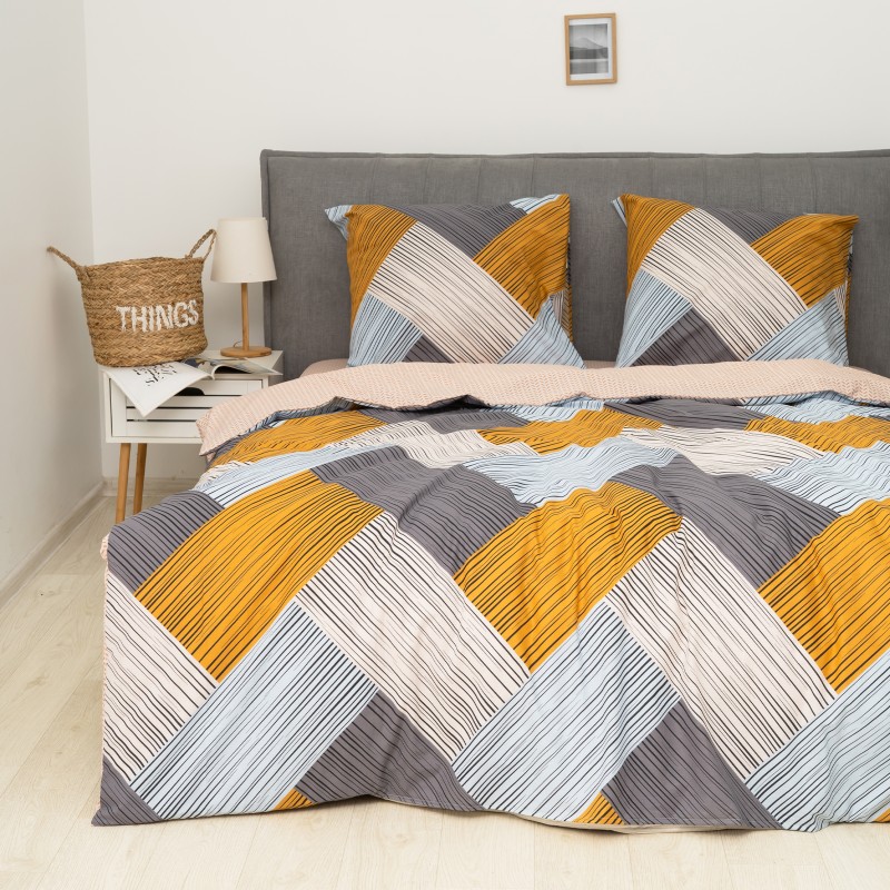 Комплект постільної білизни Viluta Євро Ранфорс 23240