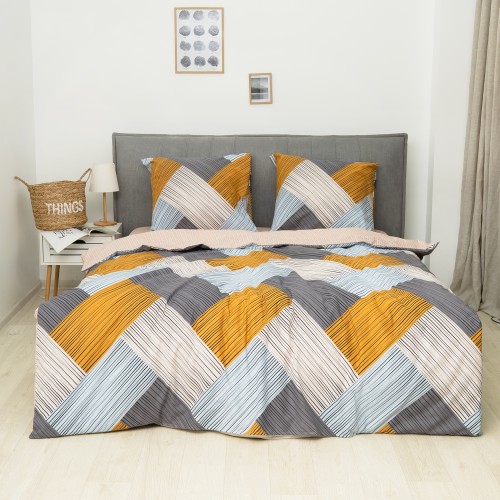 Комплект постільної білизни Viluta Євро Ранфорс 23240