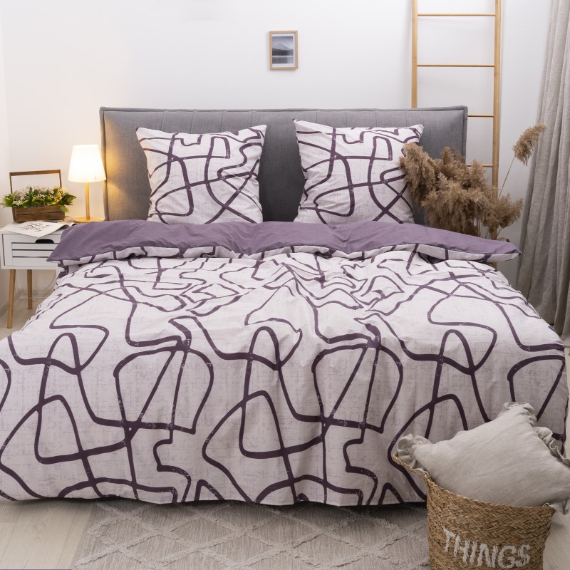 Комплект постільної білизни Viluta Євро Ранфорс 24254