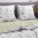 Комплект постільної білизни Viluta Євро Ранфорс 24259 з простирадлом на резинці 160х200