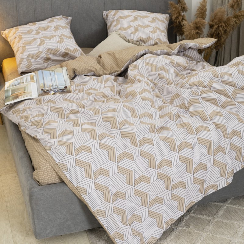 Комплект постільної білизни Viluta Євро ранфорс 24270