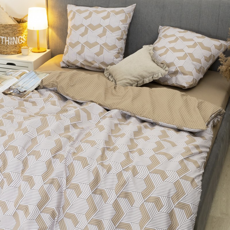 Комплект постільної білизни Viluta Євро ранфорс 24270