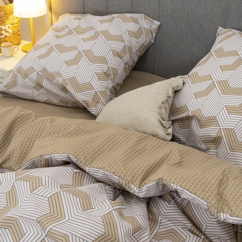 Комплект постільної білизни Viluta Євро ранфорс 24270