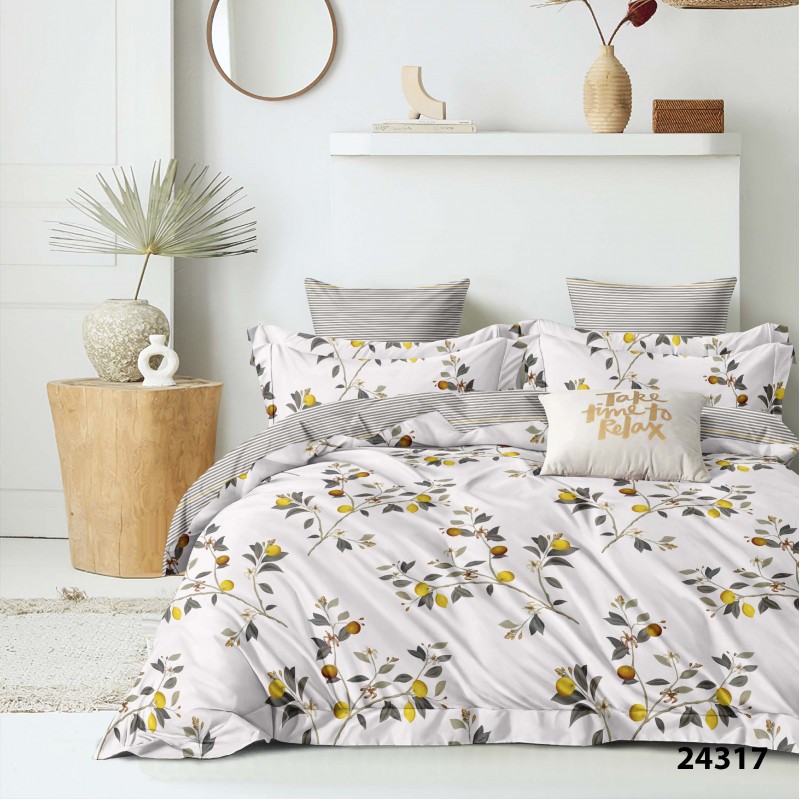 Комплект постільної білизни Viluta Євро Ранфорс 24317
