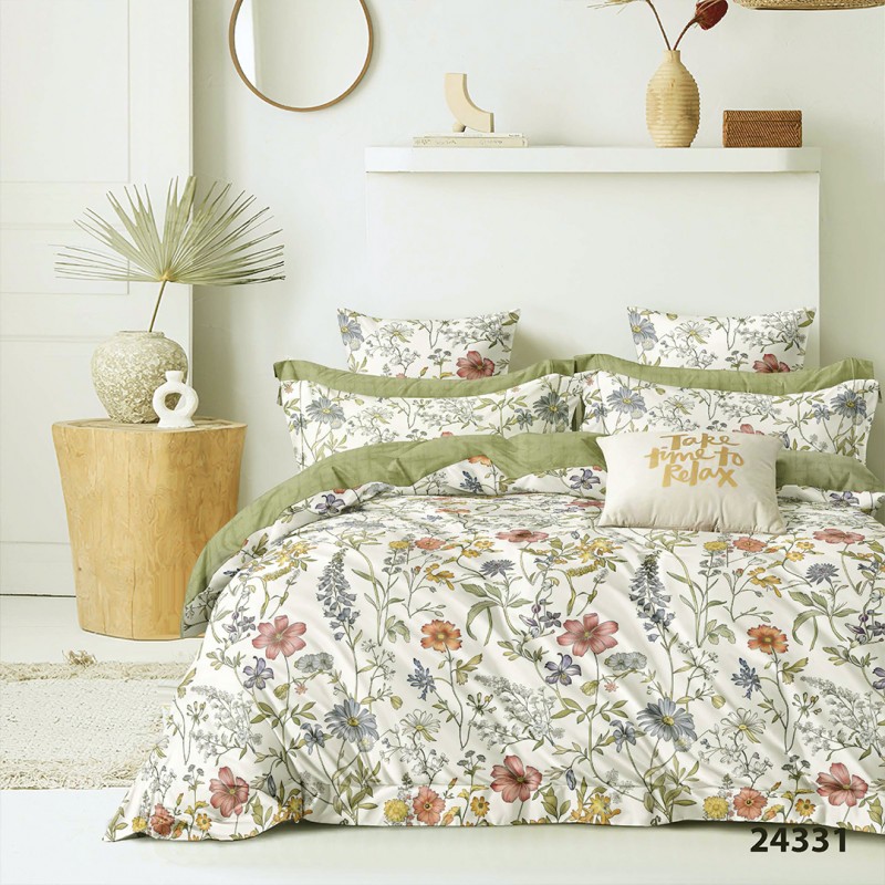 Комплект постільної білизни Viluta Євро Ранфорс 24331