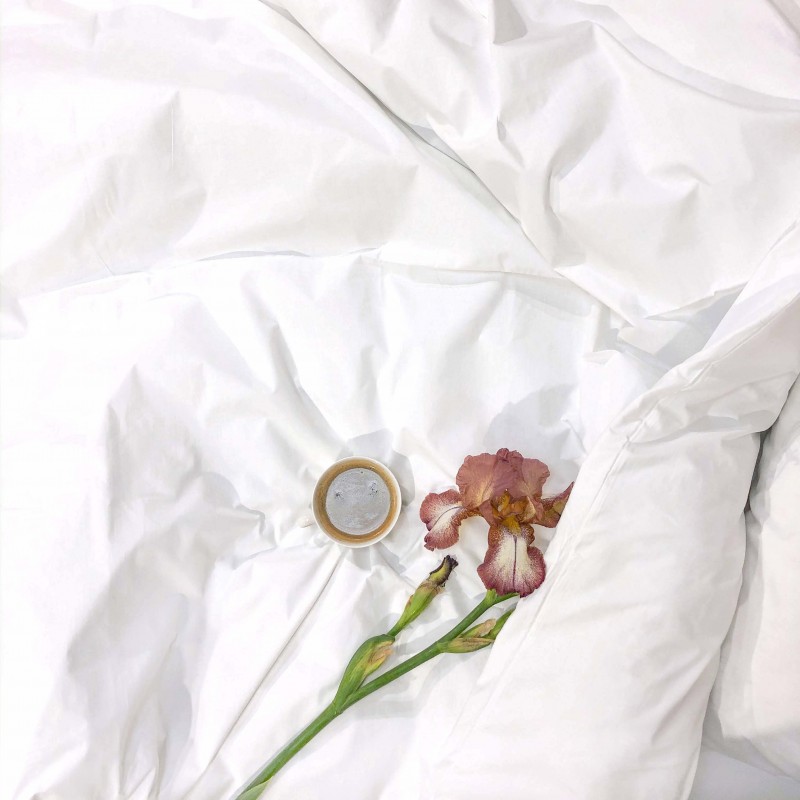 Комплект постільної білизни Viluta Євро Ранфорс Вибілений