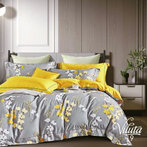 Комплект постільної білизни Viluta Євро Сатин Єгипетська бавовна 19
