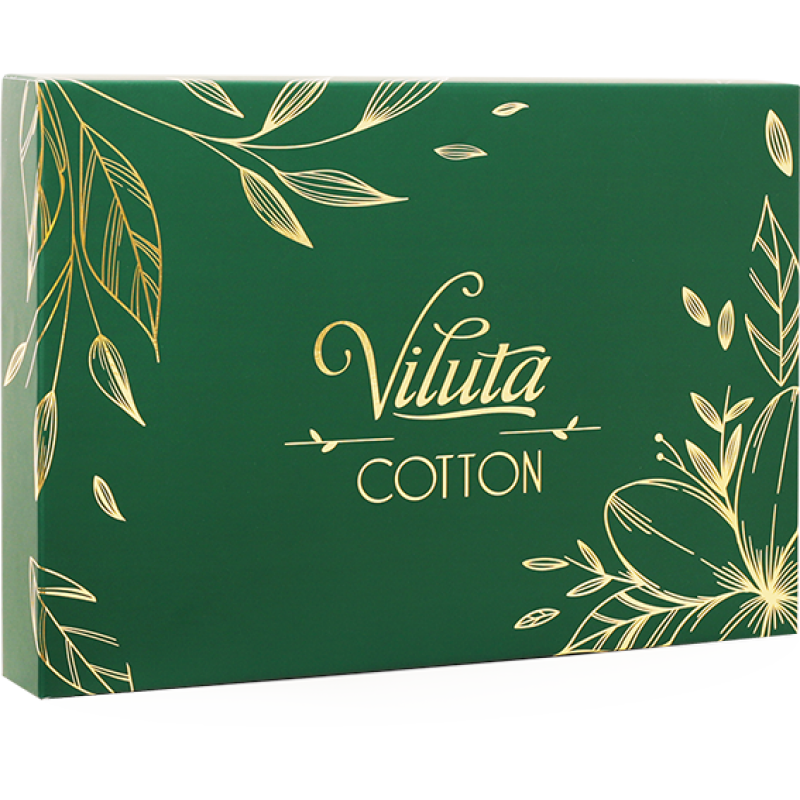 Комплект постільної білизни Viluta Євро Сатин Єгипетська бавовна 19