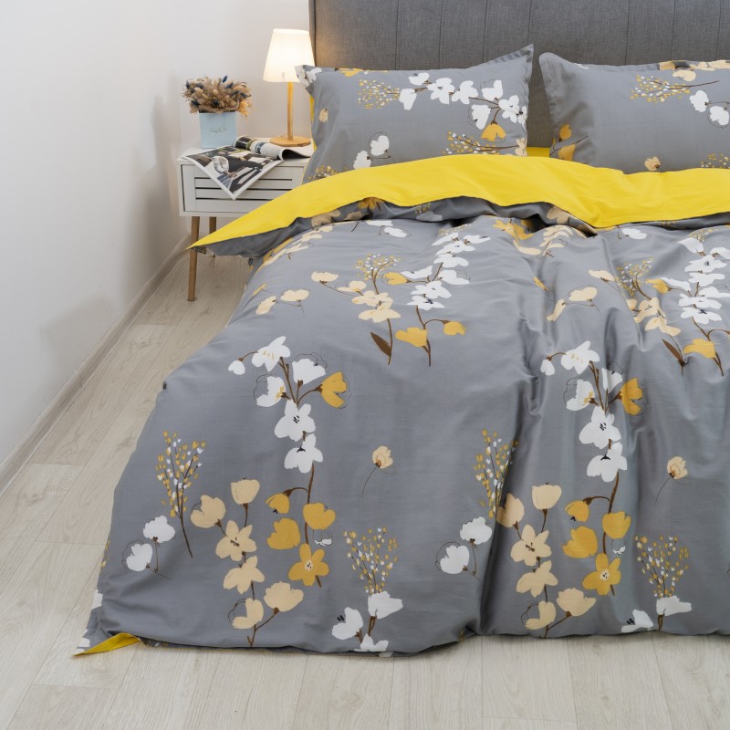 Комплект постільної білизни Viluta Євро Сатин Єгипетська бавовна 19