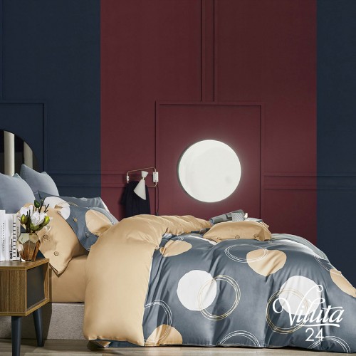 Комплект постільної білизни Viluta Євро Сатин Єгипетська бавовна 24
