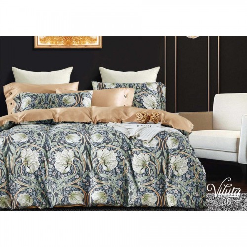 Комплект постільної білизни Viluta Євро Сатин Єгипетська бавовна 38