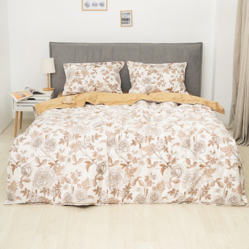 Комплект постільної білизни Viluta Євро Сатин Єгипетська бавовна 43