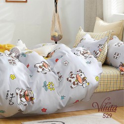 Комплект постільної білизни Viluta підлітковий Сатин Twill 529