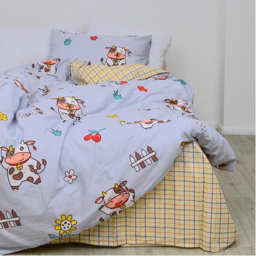 Комплект постільної білизни Viluta підлітковий Сатин Twill 529