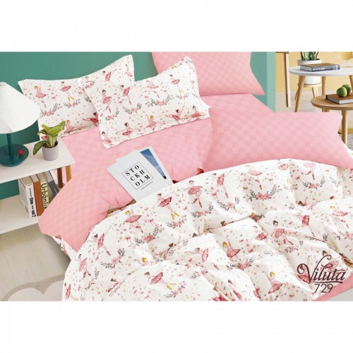 Комплект постільної білизни Viluta підлітковий Сатин Twill 729