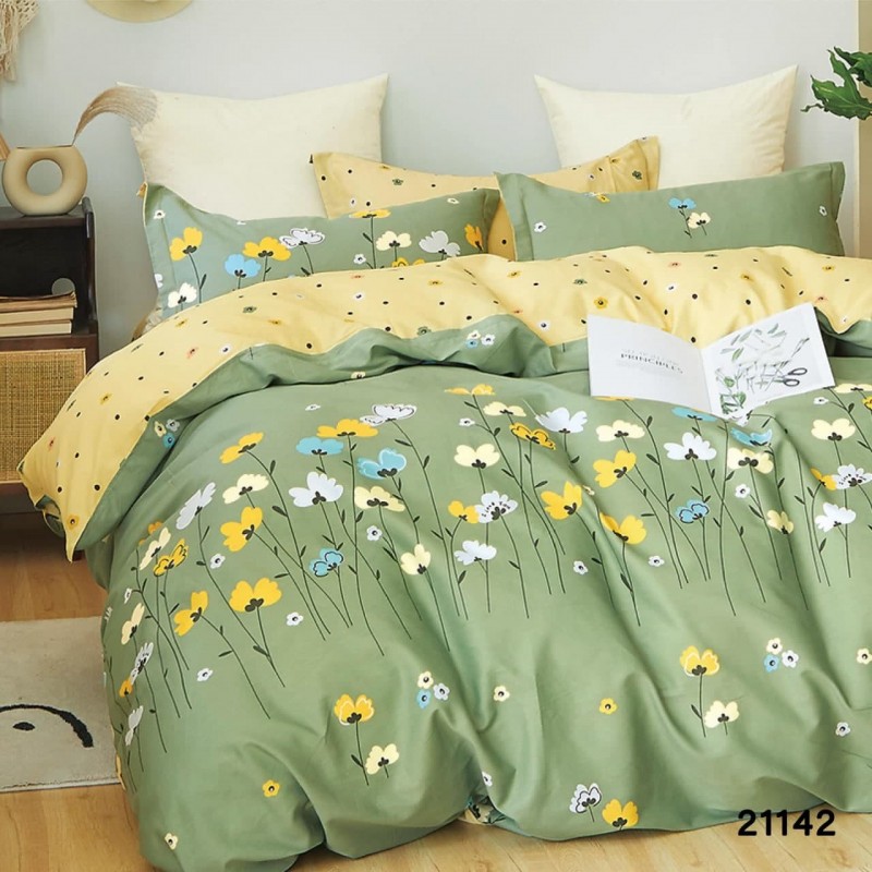 Комплект постільної білизни Viluta Полуторний Ранфорс 21142