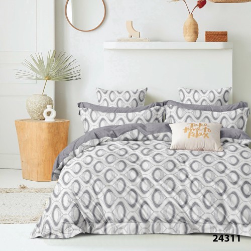 Комплект постільної білизни Viluta Полуторний Ранфорс 24311