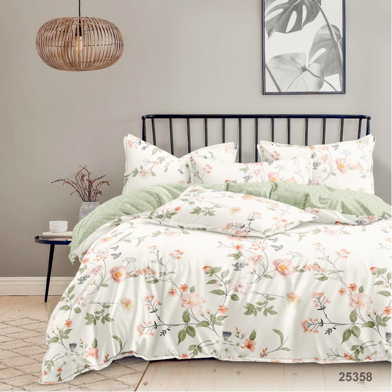 Комплект постільної білизни Viluta Полуторний Ранфорс 25358