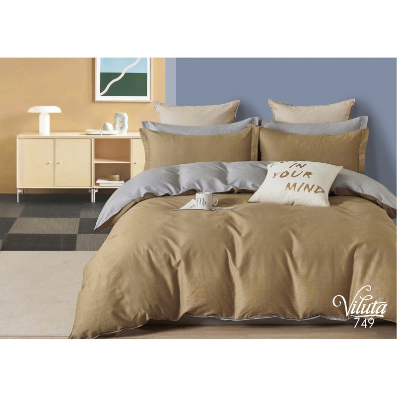 Комплект постільної білизни Viluta Полуторний Сатин Twill 749