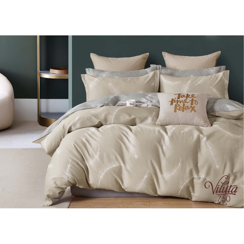 Комплект постільної білизни Viluta Полуторний Сатин Twill 750