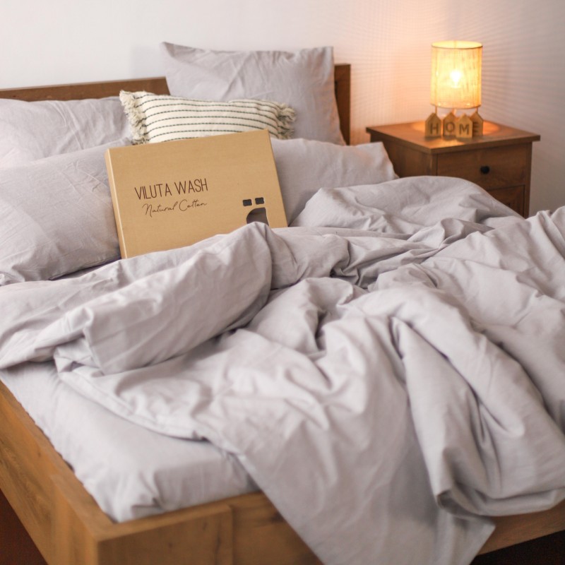 Комплект постільної білизни Viluta Полуторний Варена бавовна Wash 37