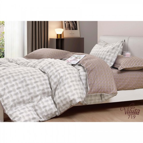 Комплект постільної білизни Viluta Сімейний Сатин Twill 719