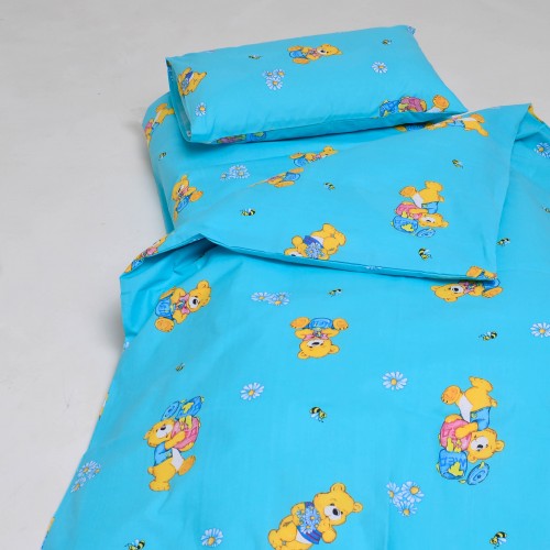 Комплект постільної білизни Вилюта дитячий ранфорс 6112 блакитний