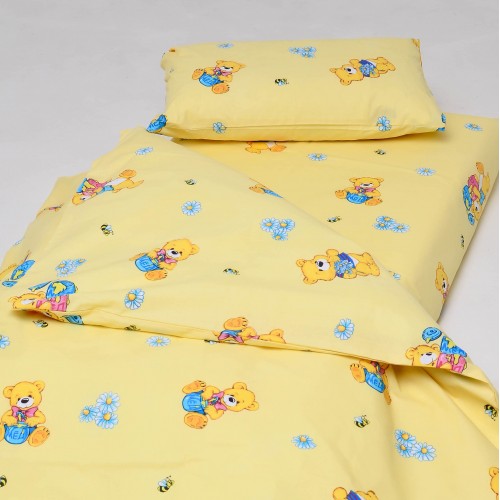 Комплект постільної білизни Вилюта дитячий ранфорс 6112 жовтий