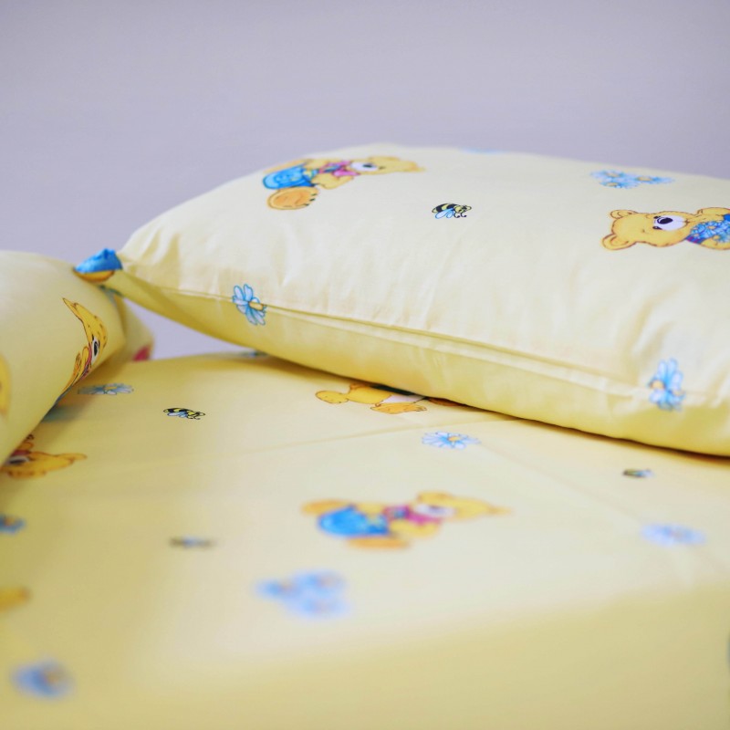 Комплект постільної білизни Вилюта дитячий ранфорс 6112 жовтий