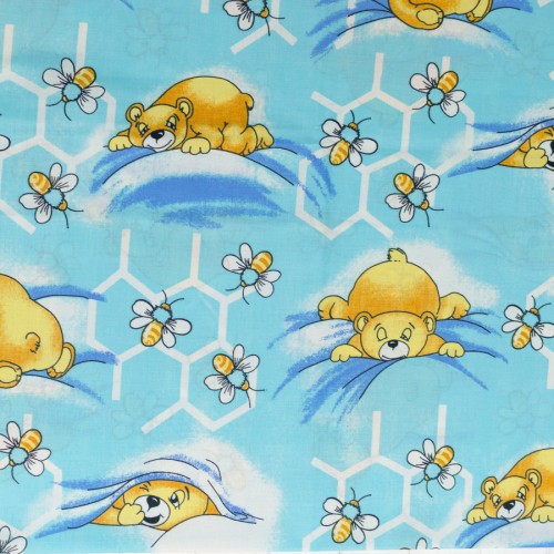 Комплект постільної білизни Вилюта дитячий ранфорс 7823 блакитний