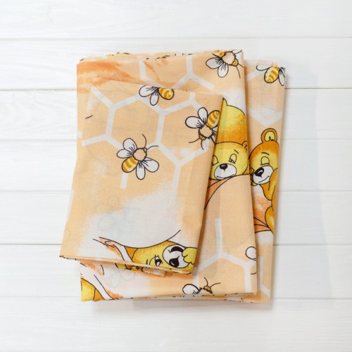 Комплект постільної білизни Вилюта дитячий ранфорс 7823 помаранчевий