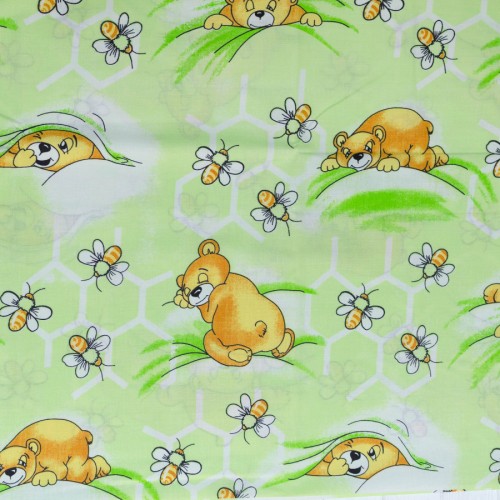 Комплект постільної білизни Вилюта дитячий ранфорс 7823 зелений