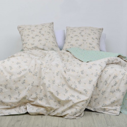 Комплект постільної білизни Вилюта двоспальний ранфорс 21139