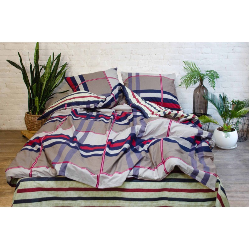 Комплект постільної білизни Вилюта Євро ранфорс 17113