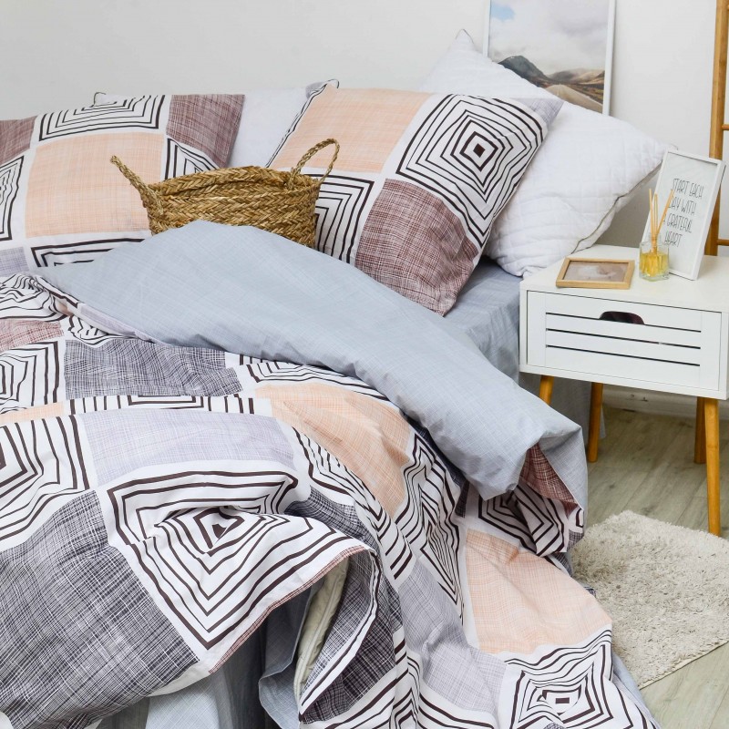 Комплект постільної білизни Вилюта Євро ранфорс 20133