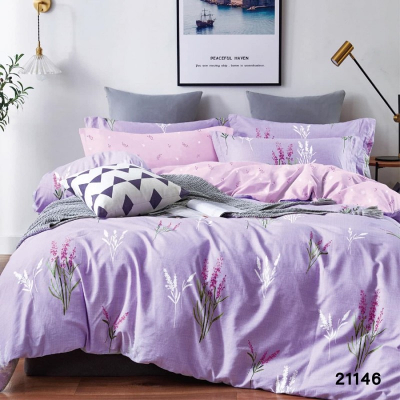 Комплект постільної білизни Вилюта Євро ранфорс 21146
