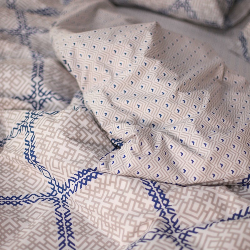 Комплект постільної білизни Вилюта Євро ранфорс 21161