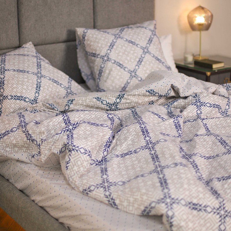 Комплект постільної білизни Вилюта Євро ранфорс 21161