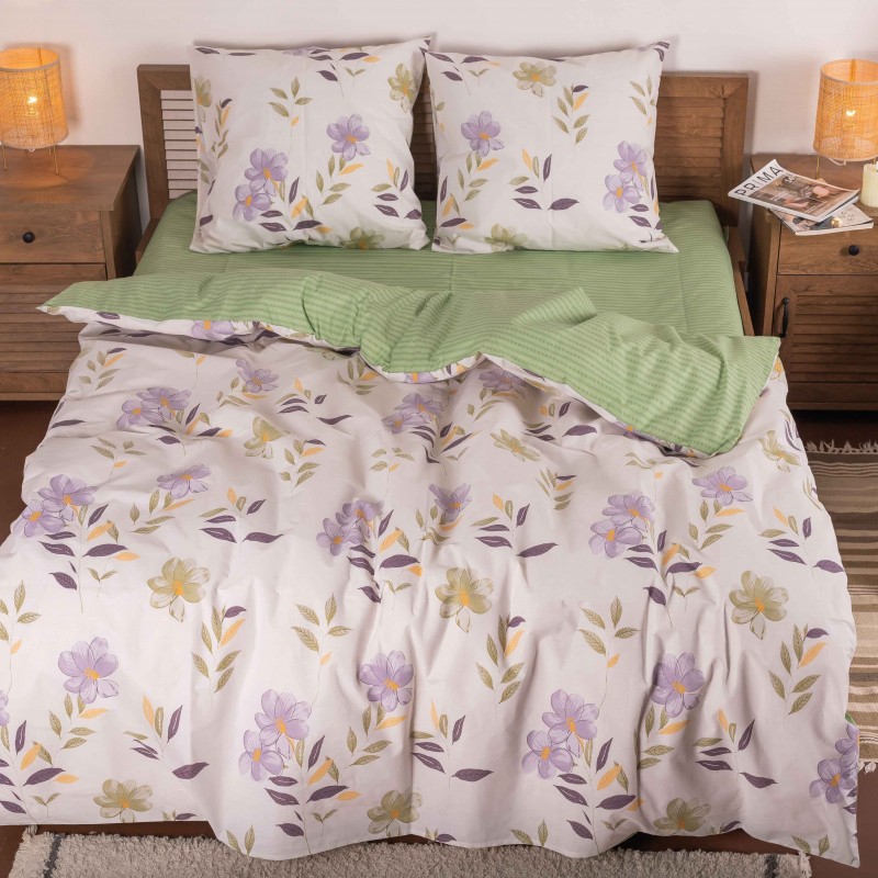 Комплект постільної білизни Вилюта Євро ранфорс 23225