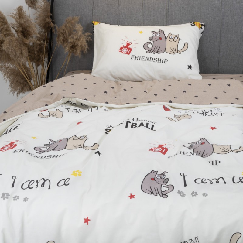 Комплект постільної білизни Вилюта підлітковий ранфорс 24262