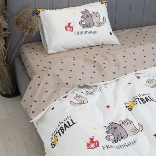 Комплект постільної білизни Вилюта підлітковий ранфорс 24262