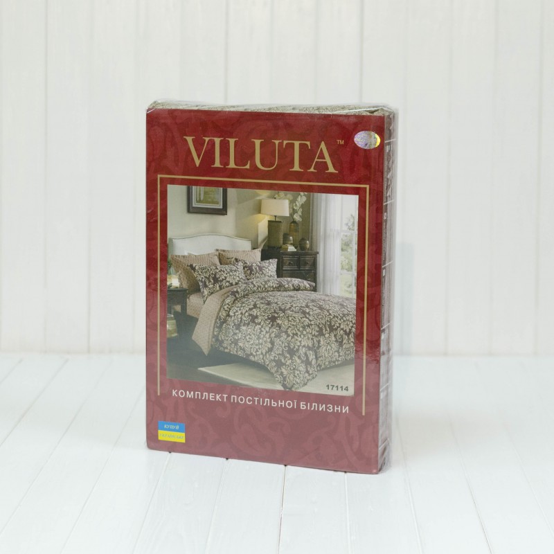 Комплект постільної білизни Вилюта Сімейний ранфорс 17114